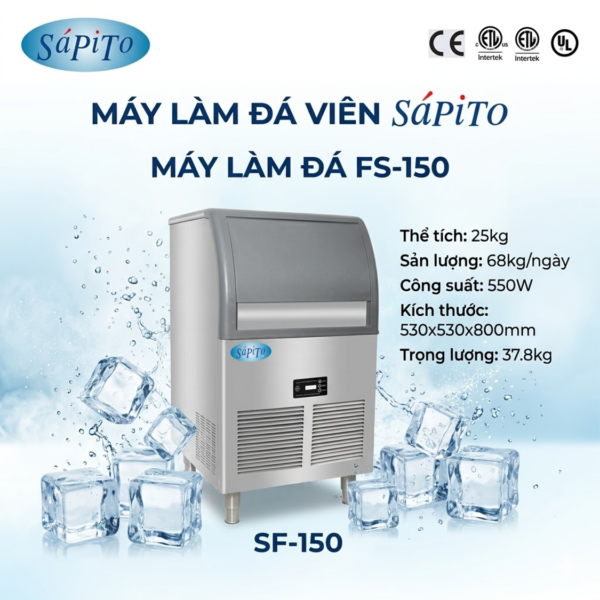 Máy làm đá viên Sápito SF-150