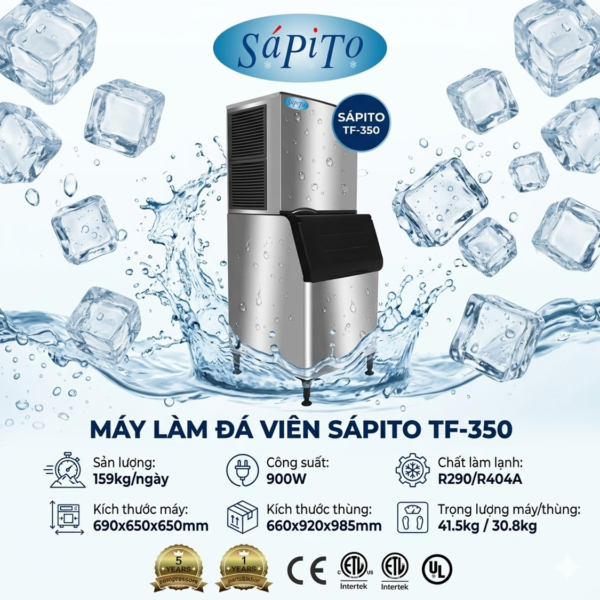 Máy làm đá viên Sápito TF-350